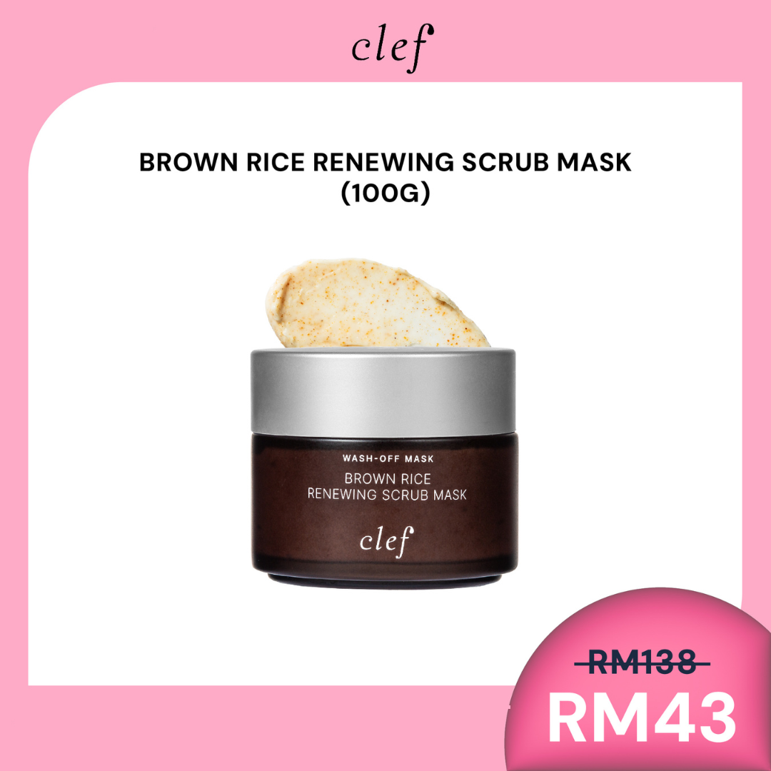 QUENNIE - CLEF Brown Rice Renewing Scrub Mask