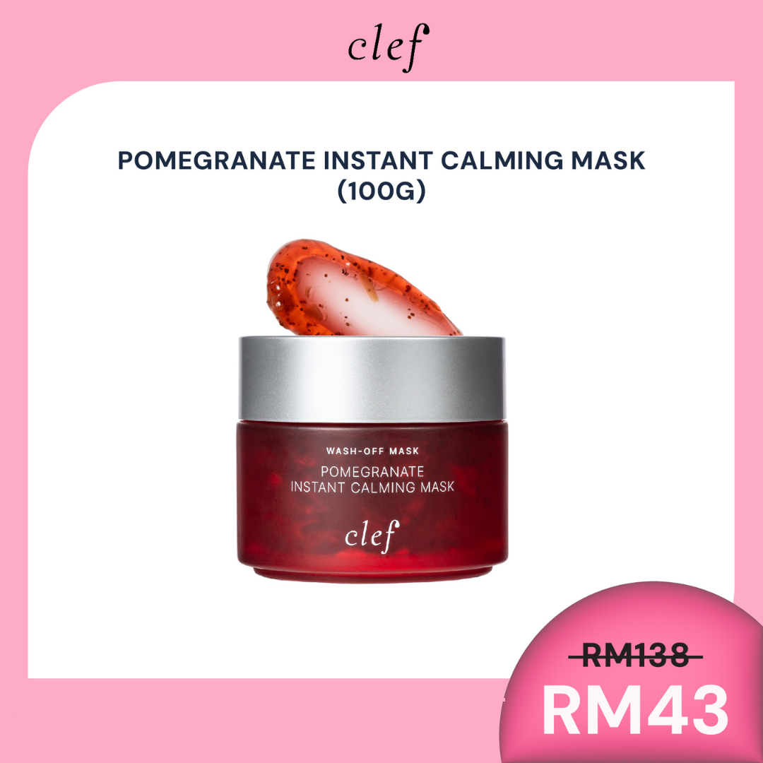 QUENNIE - CLEF Pomegranate Instant Calming Mask