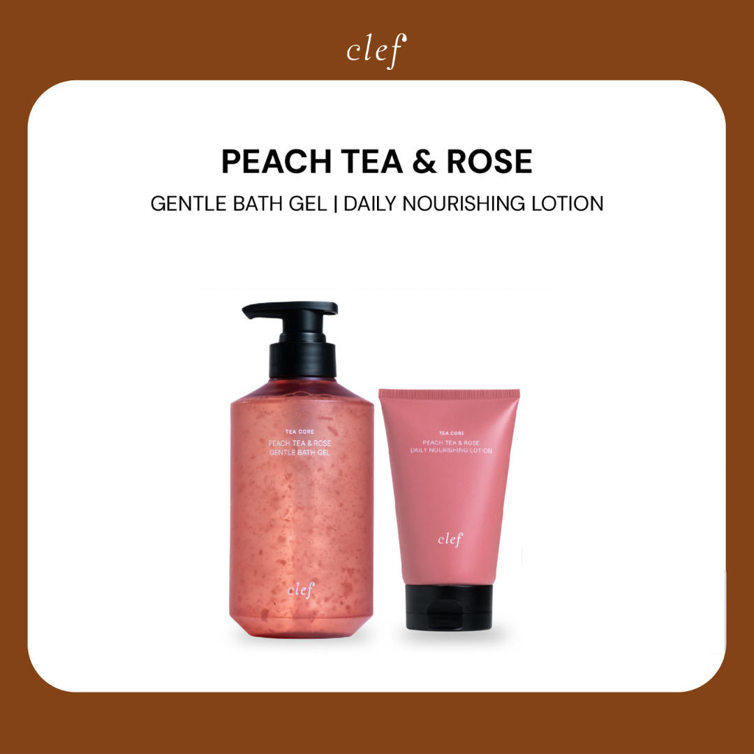 [LUWIS & ANRETTA] CLEF Tea Core Peach Tea & Rose