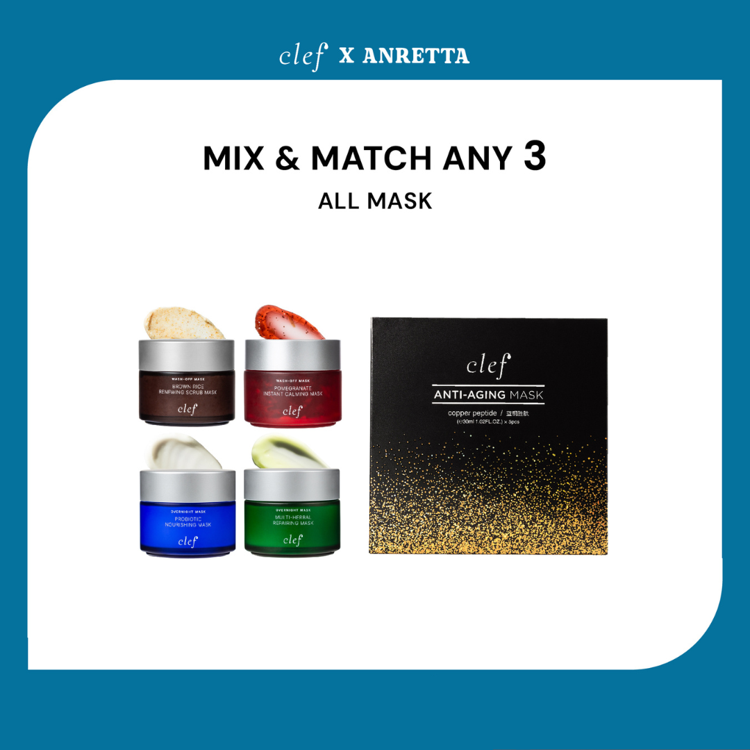 [ANRETTA] Mix & Match Any 3 Facial Mask