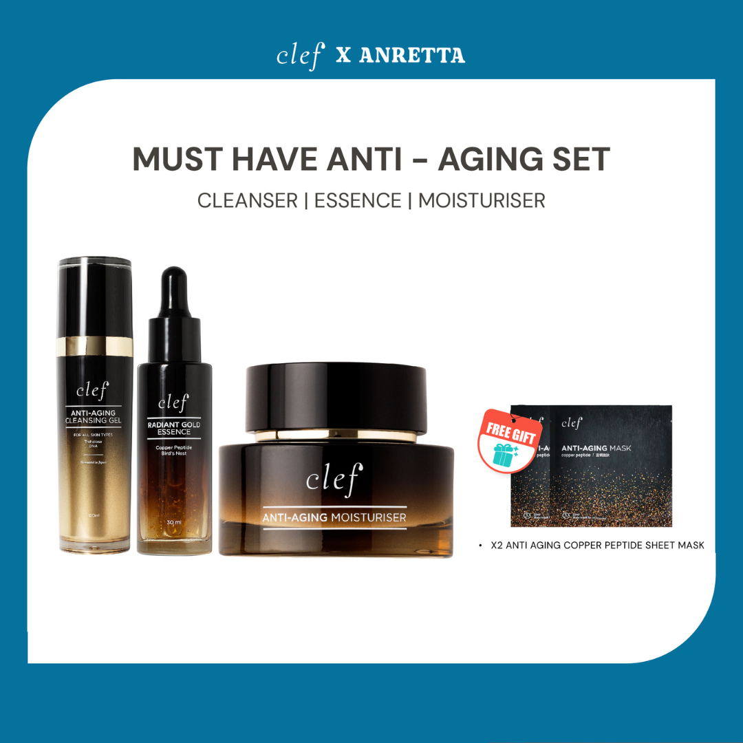 [ANRETTA] CLEF Anti-Aging Must-Haves Set