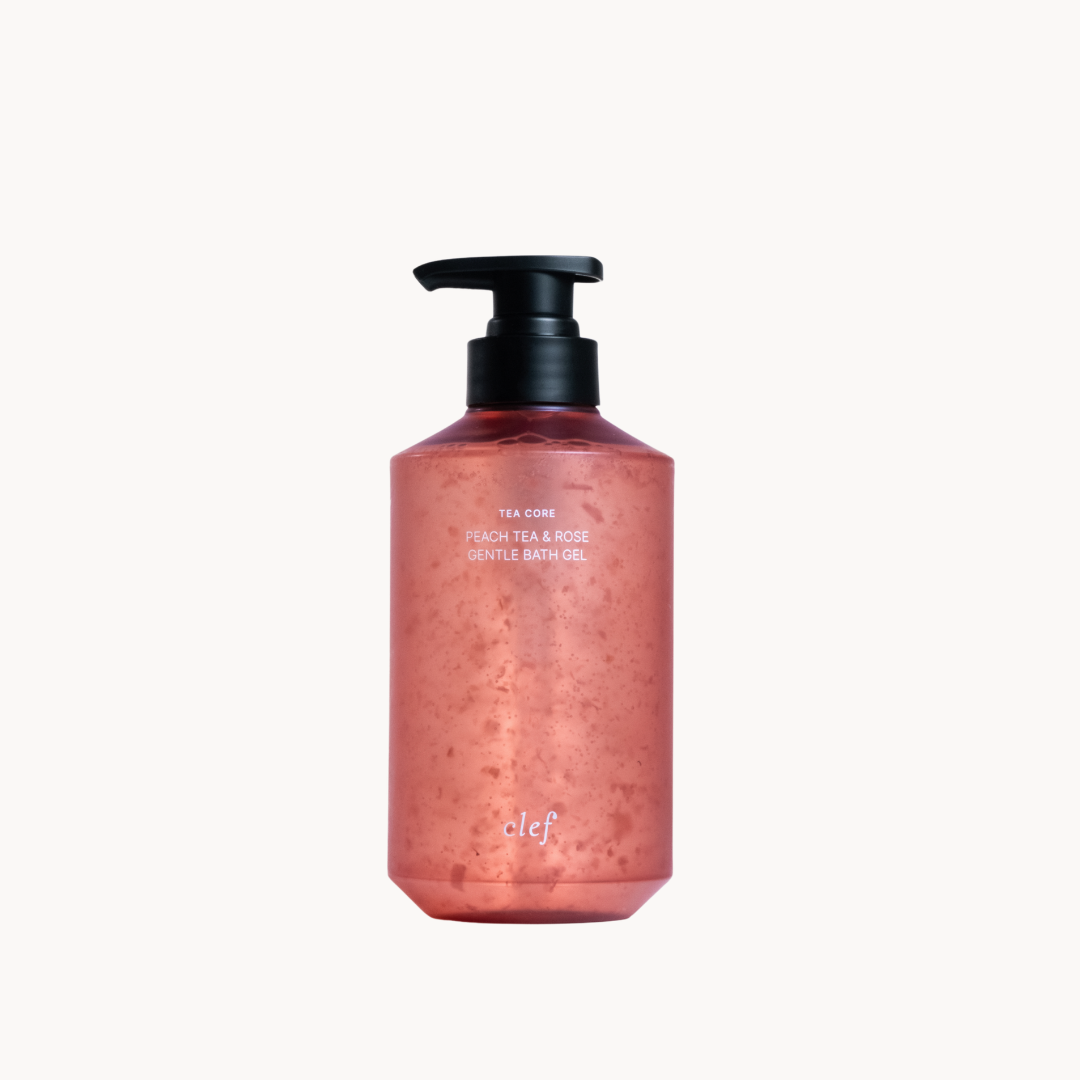 CLEF Tea Core Peach Tea & Rose Bath Gel