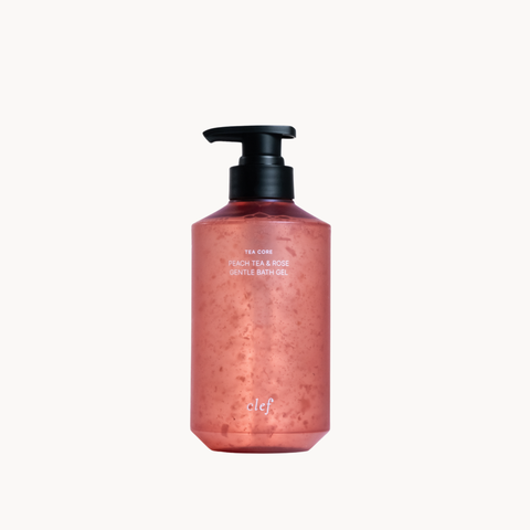 [AH QQIAO] CLEF Tea Core Peach Tea & Rose Bath Gel