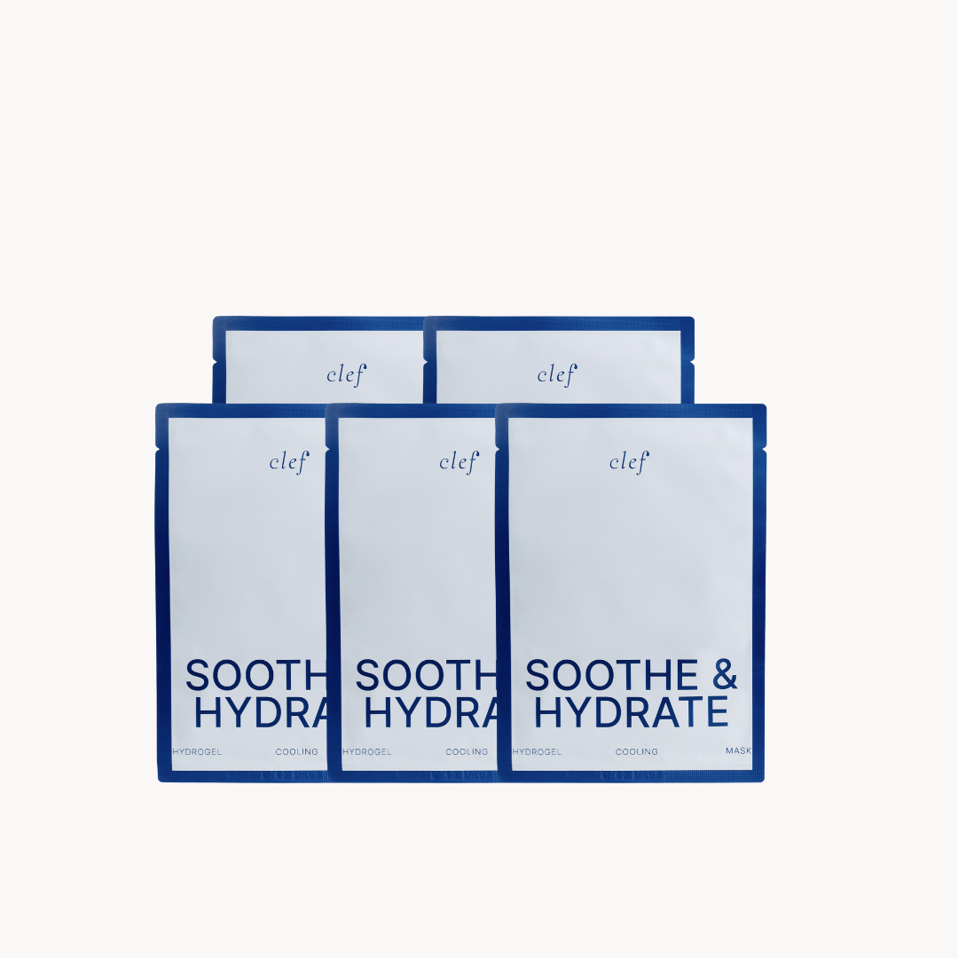 [NICOLE NY] 5pcs Soothe & Hydrate Hydrogel Cooling Mask