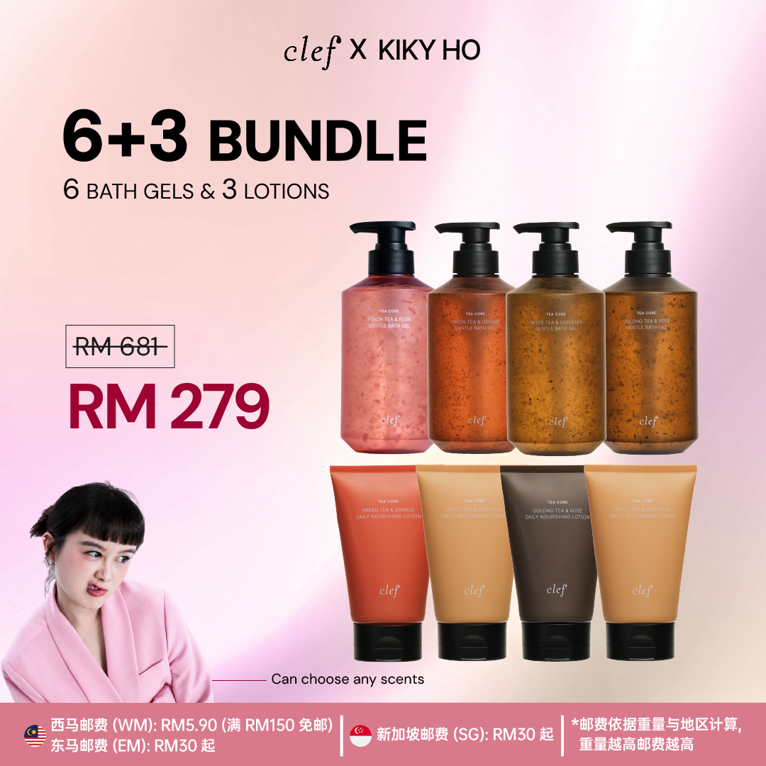 [KIKYHO] 6 Bath Gel + 3 Lotion