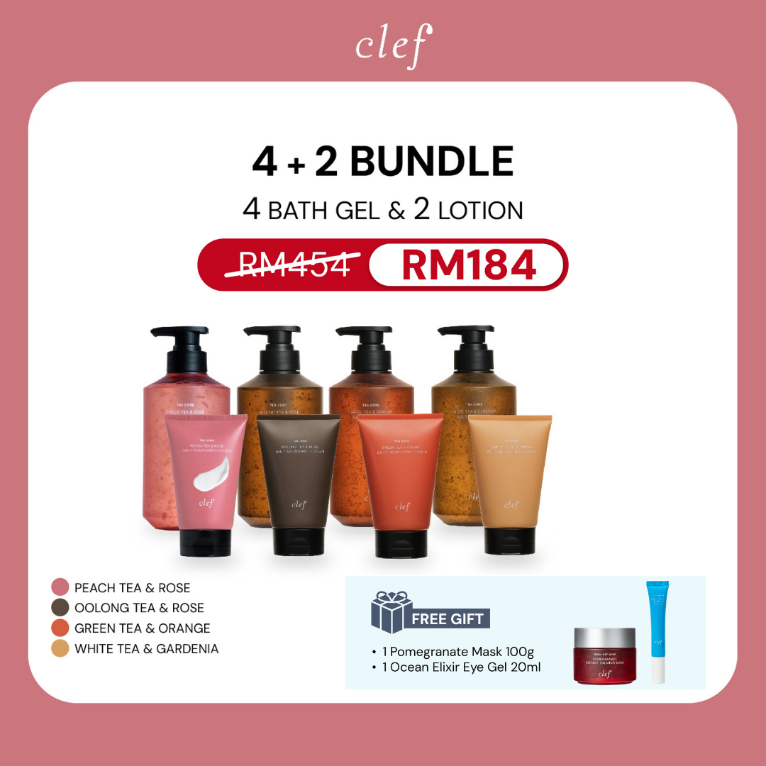 [QUENNIE] 4 BATH GEL + 2 LOTION