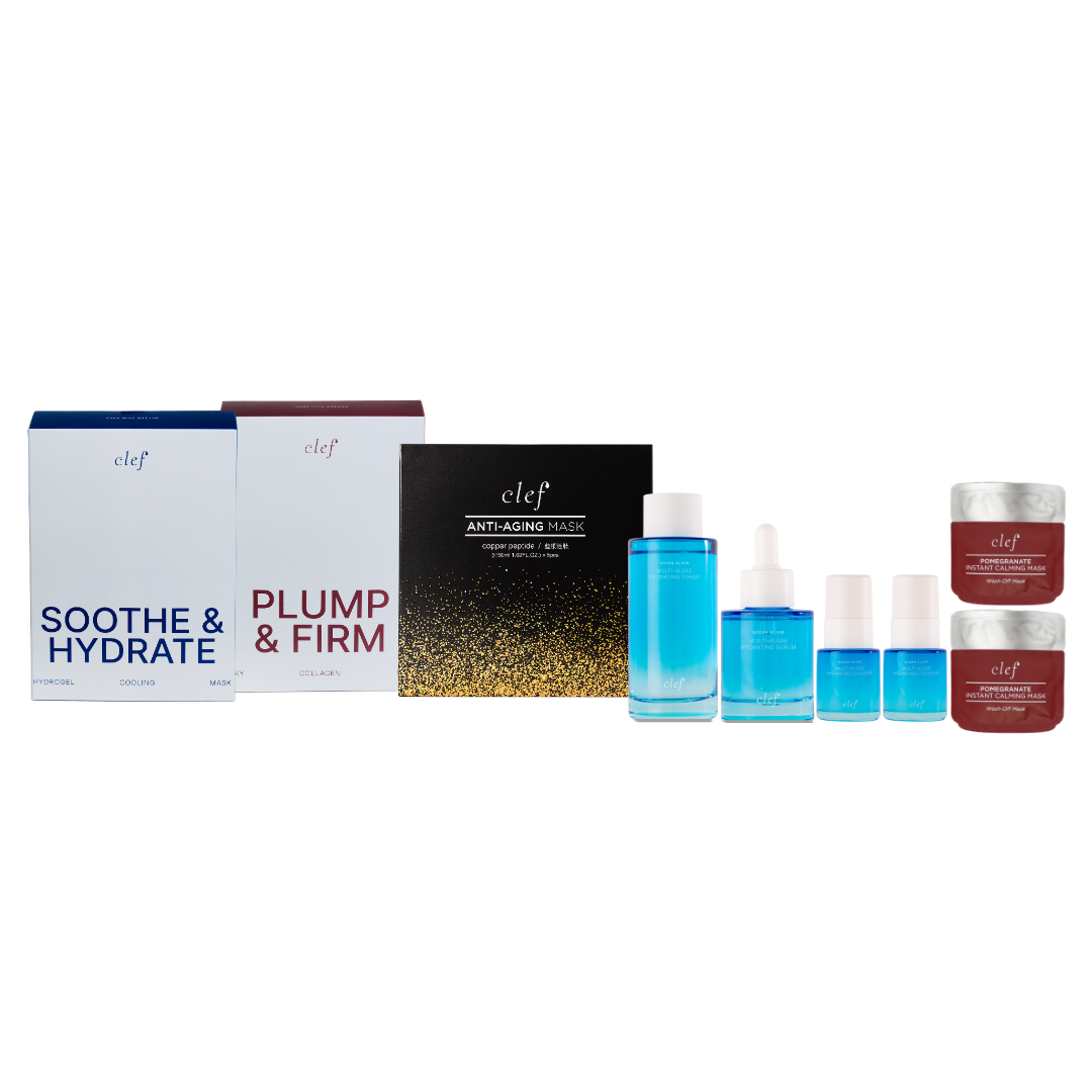 [FREE GIFTS] 1 OCEAN TONER + 1 OCEAN SERUM + 2 SACHETS POMEGRANATE MASK + 2 MINI OCEAN CLEANSER + 3 BOX MASK