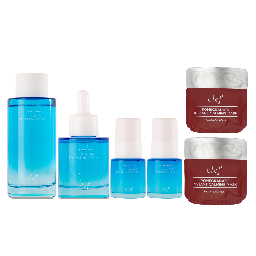 [FREE GIFTS] 1 OCEAN TONER + 1 OCEAN SERUM + 2 SACHETS POMEGRANATE MASK + 2 MINI OCEAN CLEANSER