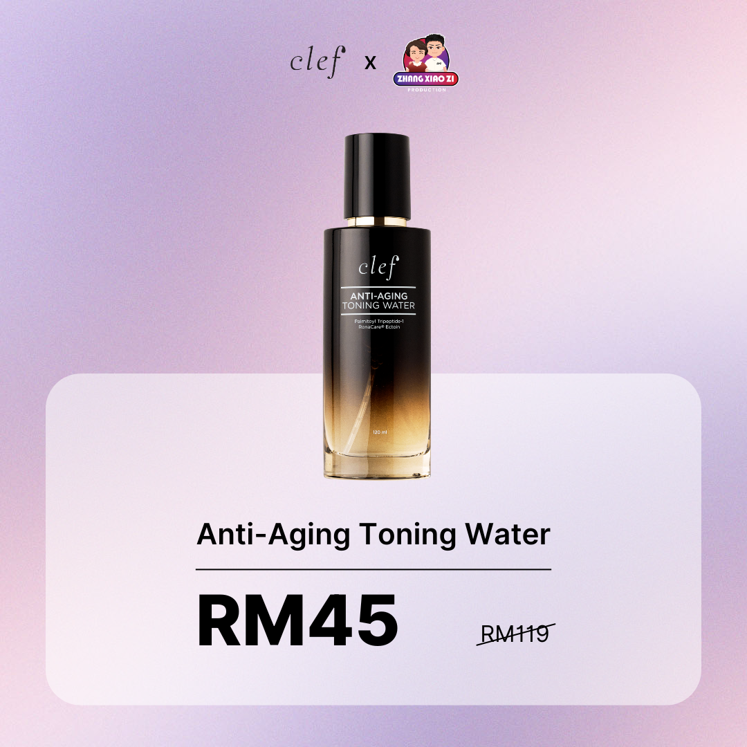 AHMA & ALVIN - x1 CLEF Anti-Aging Toning Water