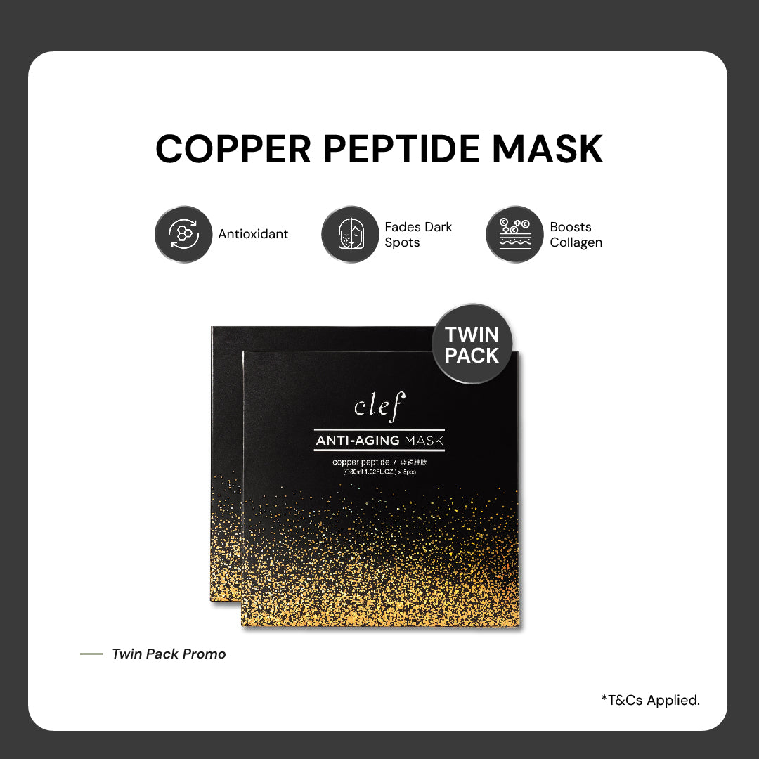 TWIN PACK PROMO - CLEF Copper Peptide Mask