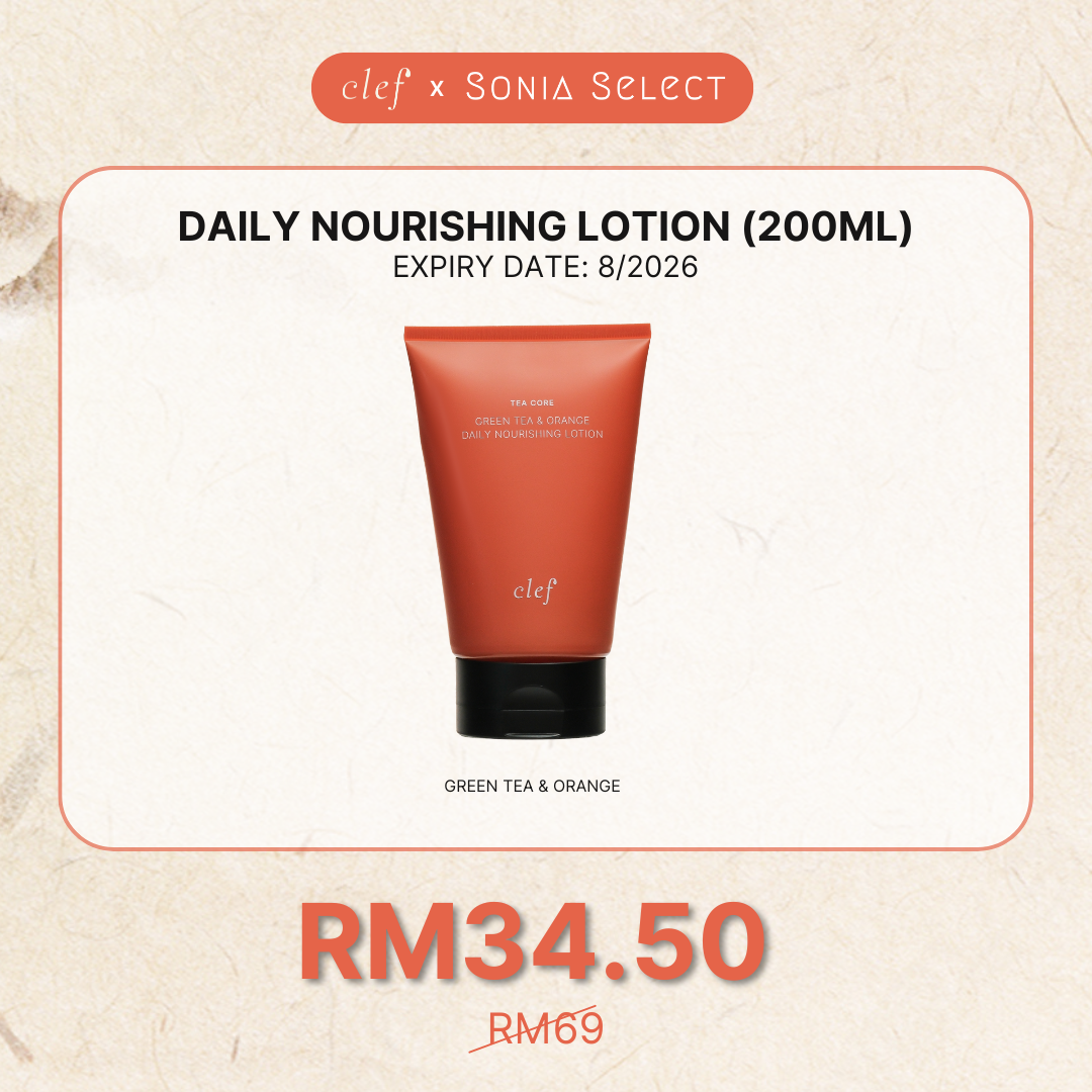 [SONIA] CLEF Tea Core Daily Nourishing Lotion 200ml