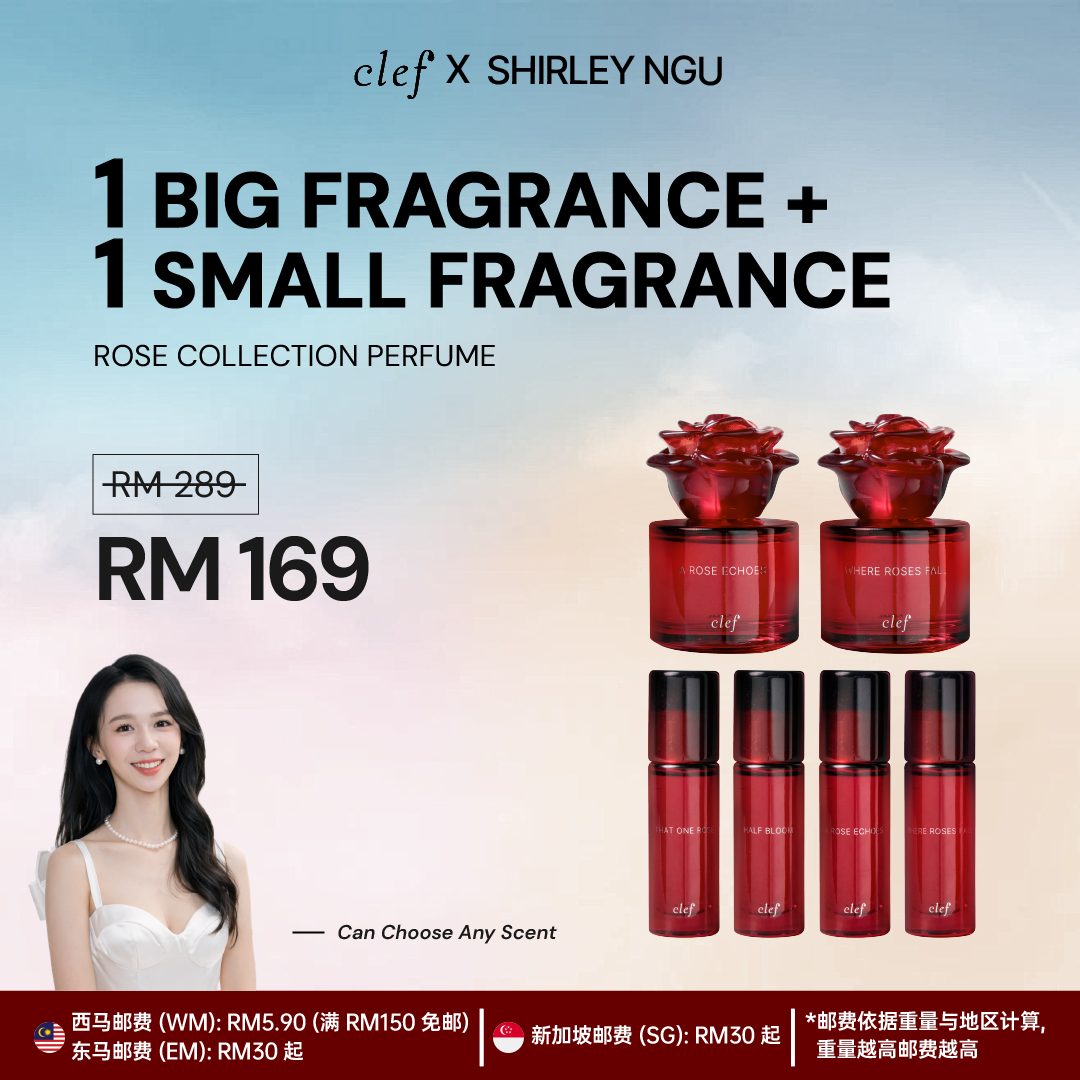 [SHIRLEY] Rose Perfume 50ml + 10ml