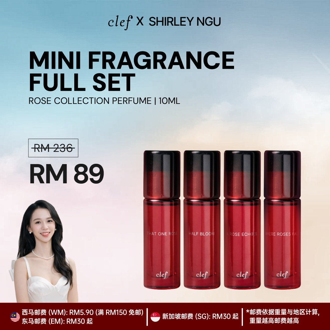 [SHIRLEY] Full Set Rose Collection Perfume 10mlx4