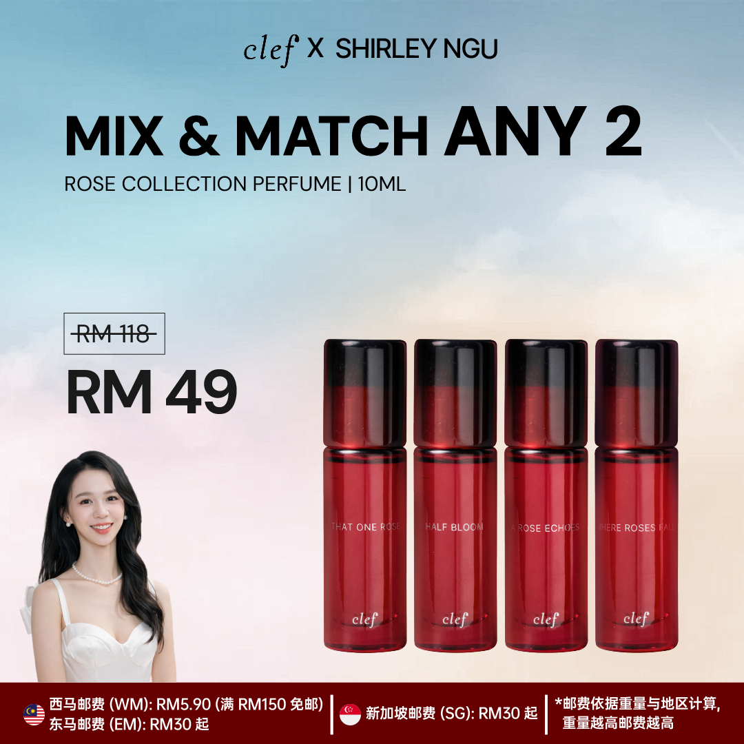 [SHIRLEY] Mix & Match 2x Rose Perfume 10ml