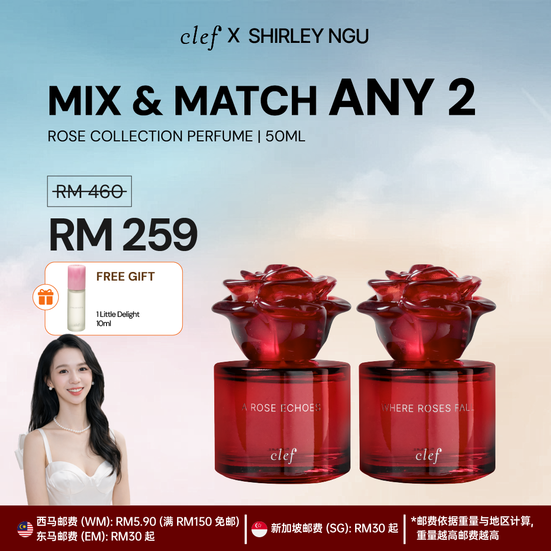 [SHIRLEY] Mix & Match 2x Rose Perfume 50ml