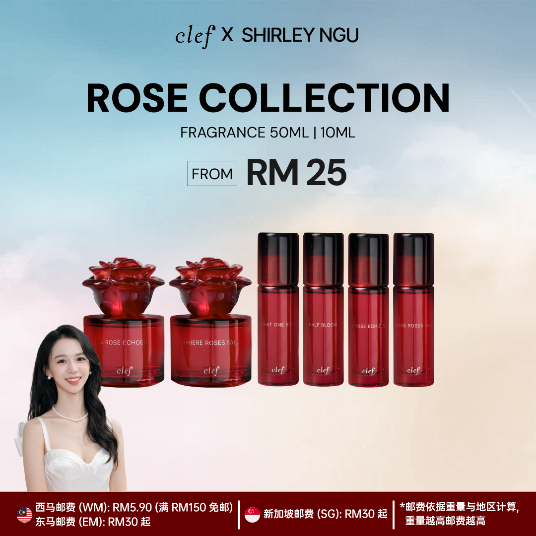 [SHIRLEY] Rose Collection Perfume Collection