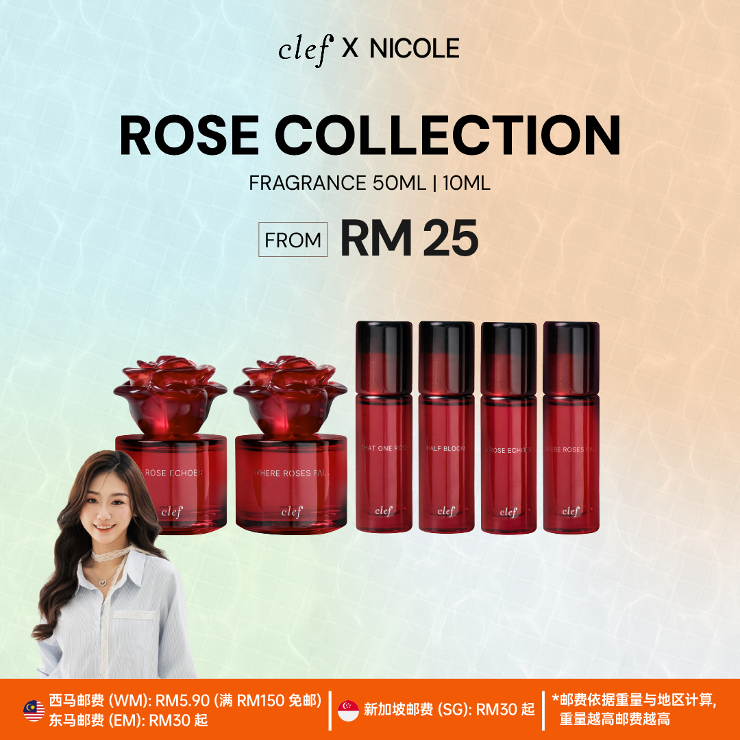 [NICOLE] Rose Collection Perfume Collection
