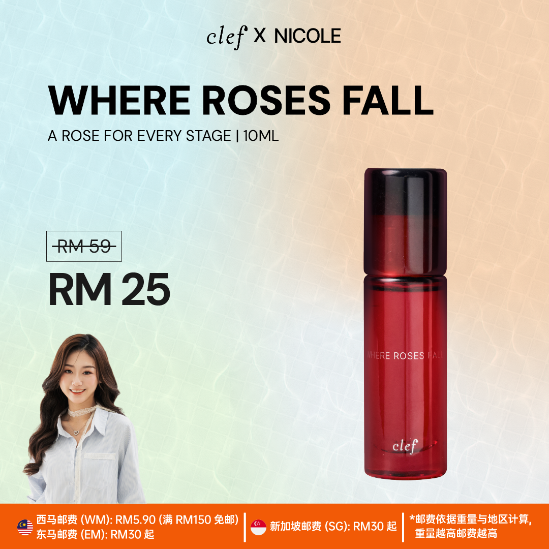 [NICOLE] Rose Collection Perfume Collection