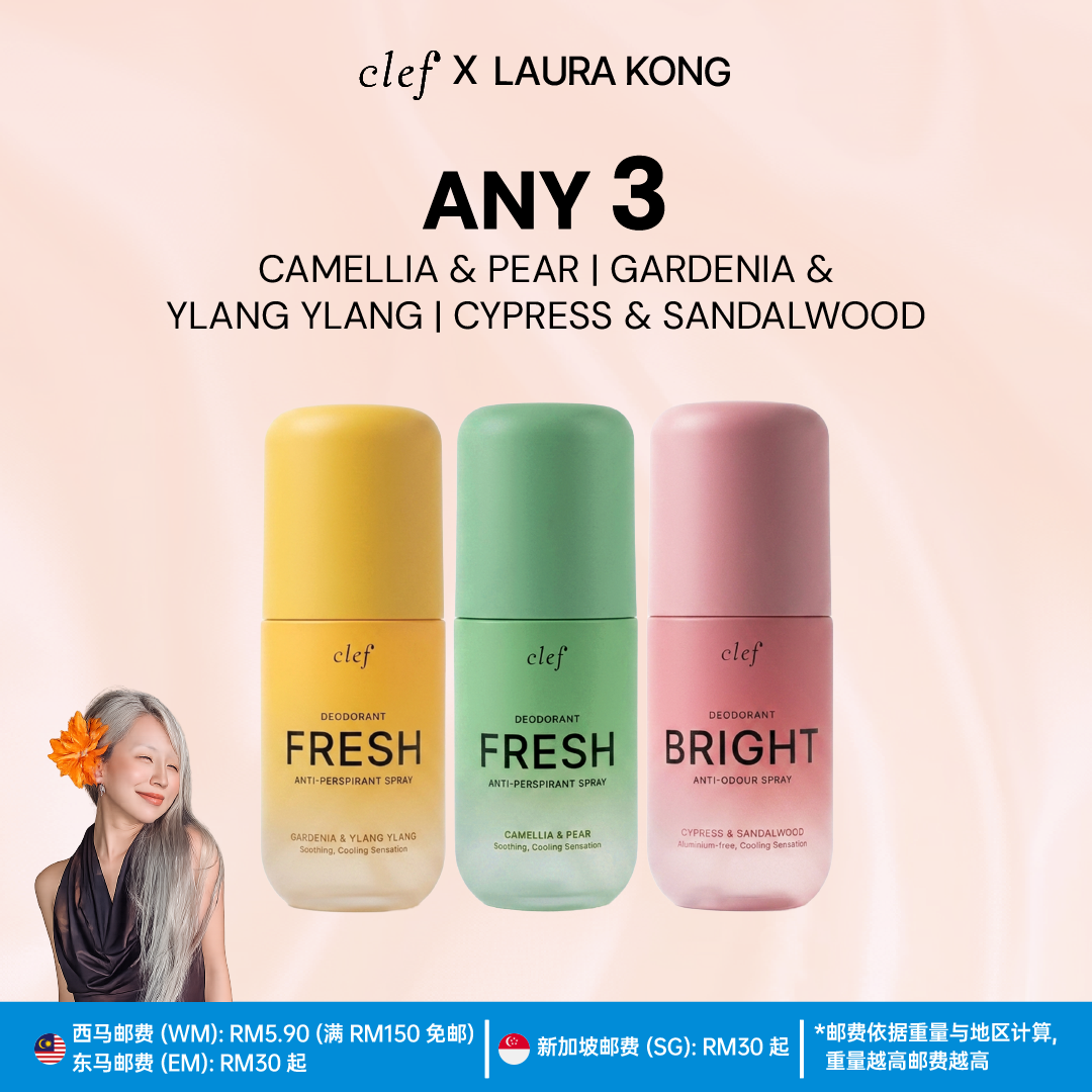 [LAURA] Mix & Match Any 3 All in One Deodorant & Perfume Mist