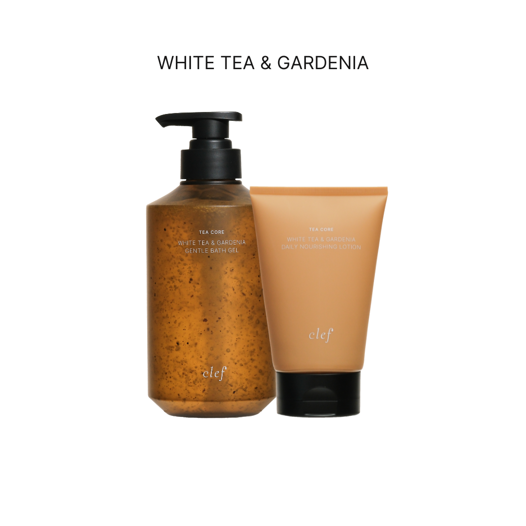 [YIFUKYIKA x PWP] CLEF Tea Core Gentle Bath Gel + Daily Nourishing Lotion