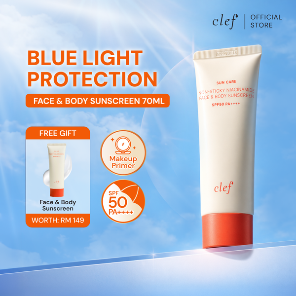 [B1F1] CLEF Face & Body Sunscreen SPF50 PA++++ 70ml