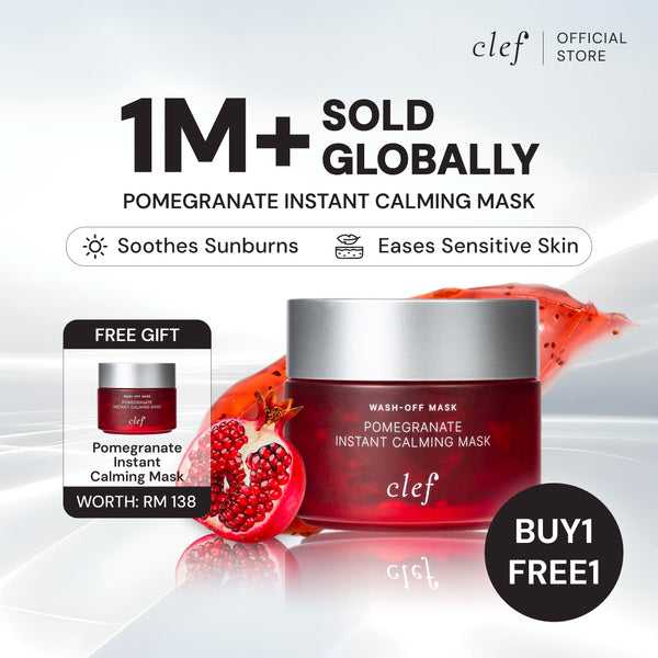 [B1F1]  CLEF Pomegranate Instant Calming Mask