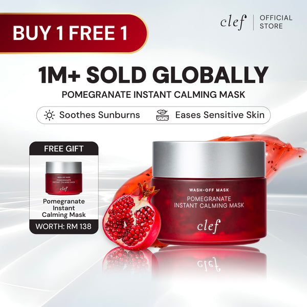 [B1F1]  CLEF Pomegranate Instant Calming Mask