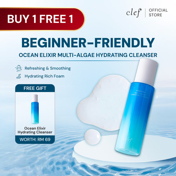 [B1F1] CLEF Ocean Elixir Hydrating Cleanser