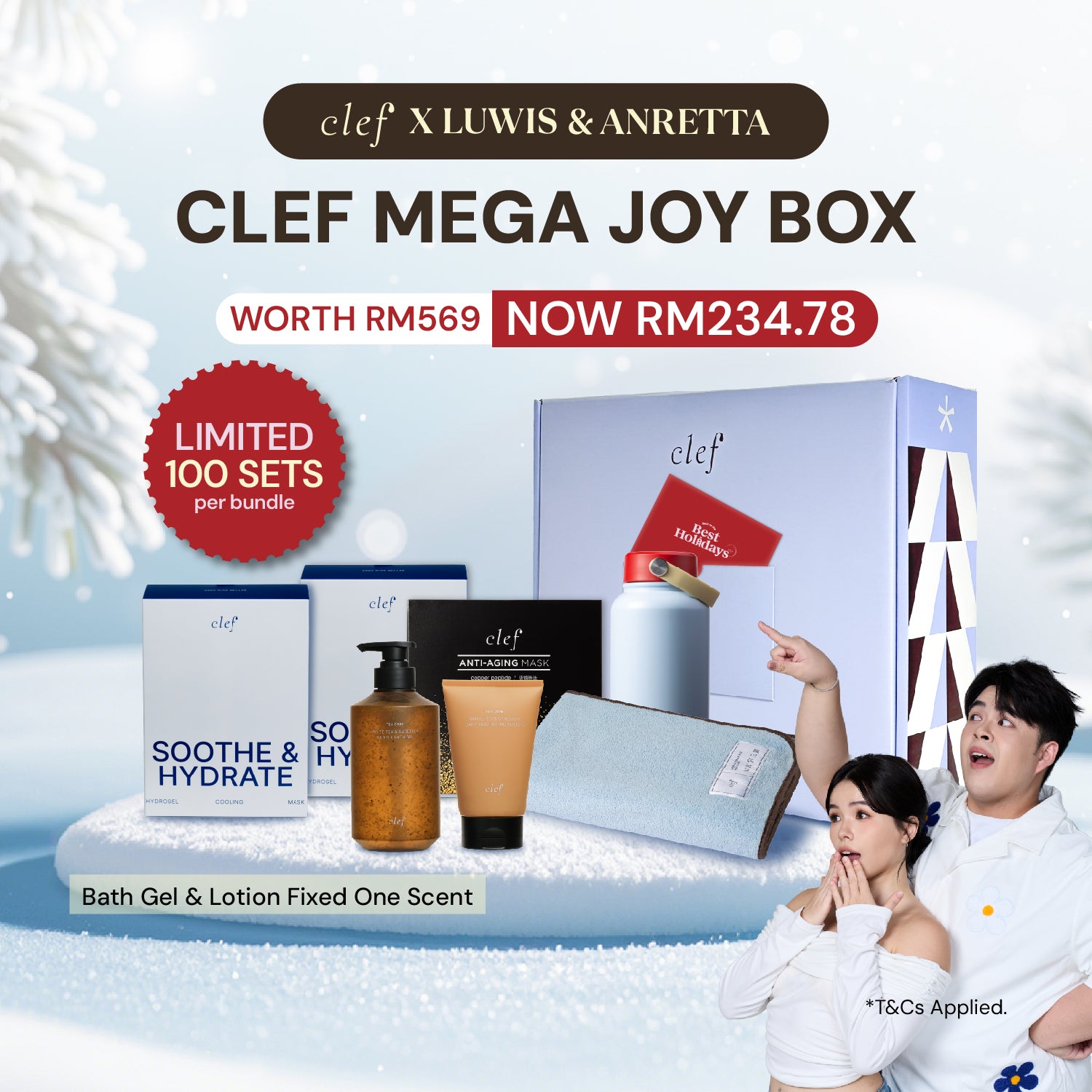 [LUWIS & ANRETTA] CLEF Mega Joy Box (Blue)