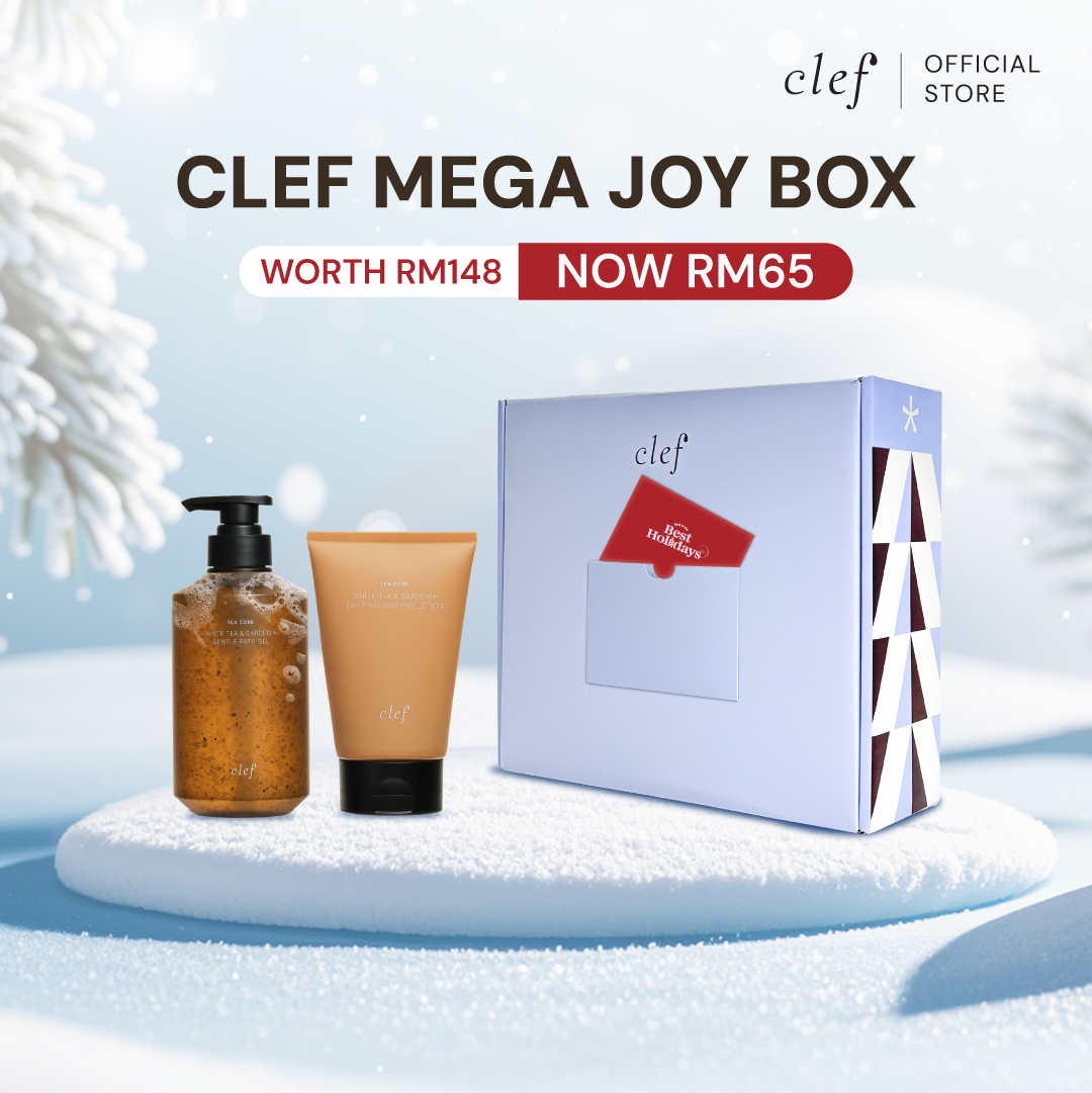 [GIFT SET] CLEF Mega Joy Box – Fresh Care Set (2 Items) | Festive Bundle | Body Care | Bath Gel | Lotion