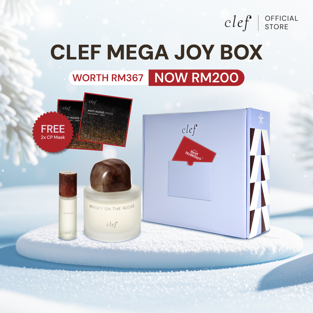 [GIFT SET] CLEF Mega Joy Box – Signature Scent Duo (4 Items) | Festive Bundle | Perfume | Fragrance