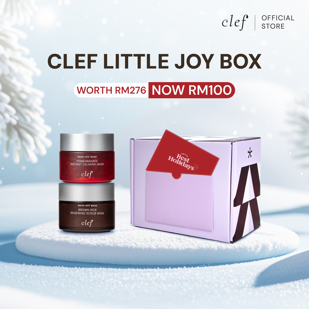 [GIFT SET] CLEF Little Joy Box – Facial Mask Duo Set (2 Items) | Festive Bundle | Sheet Mask | Facial Mask