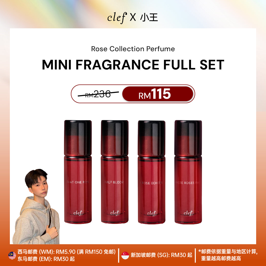 [YEESAN] Full Set Rose Collection Perfume 10mlx4