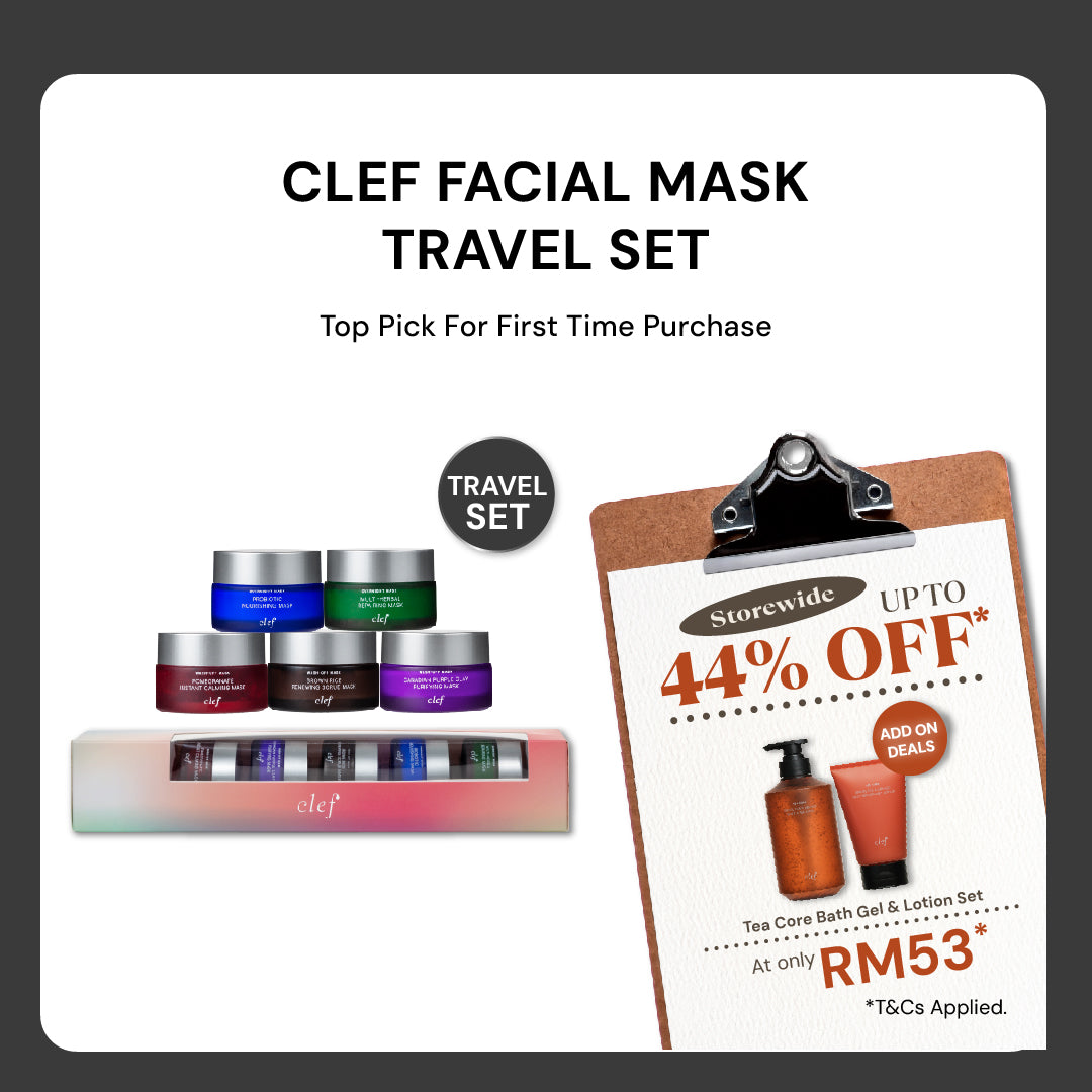 CLEF Facial Mask Travel Kit