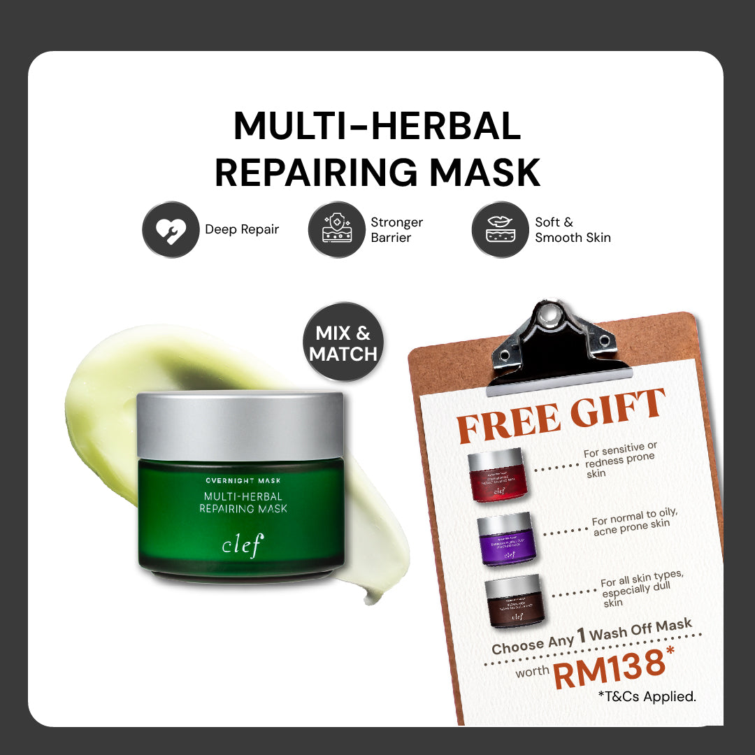 CLEF Multi-Herbal Repairing Mask