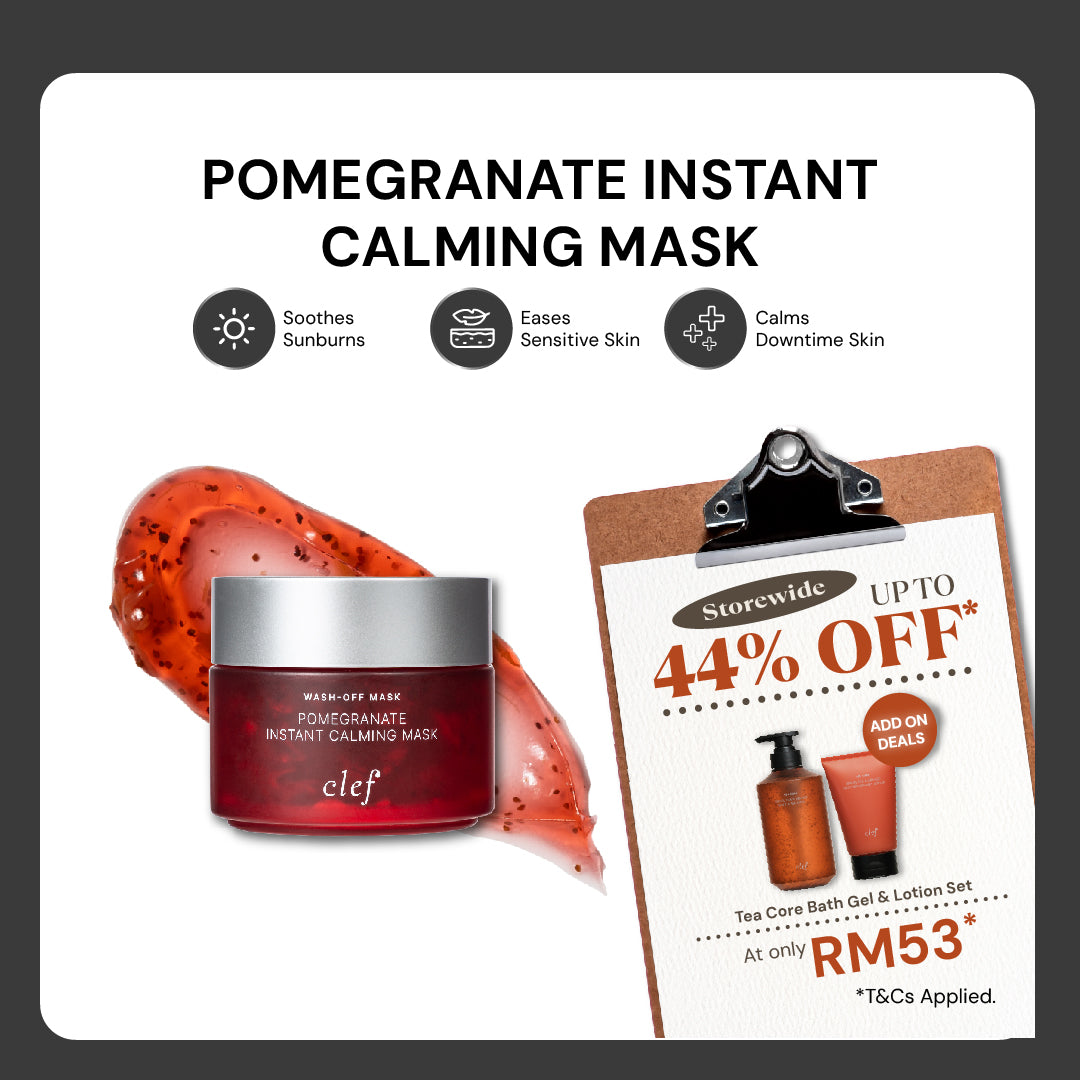 CLEF Pomegranate Instant Calming Mask