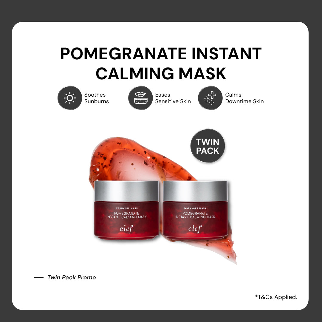 CLEF Pomegranate Instant Calming Mask