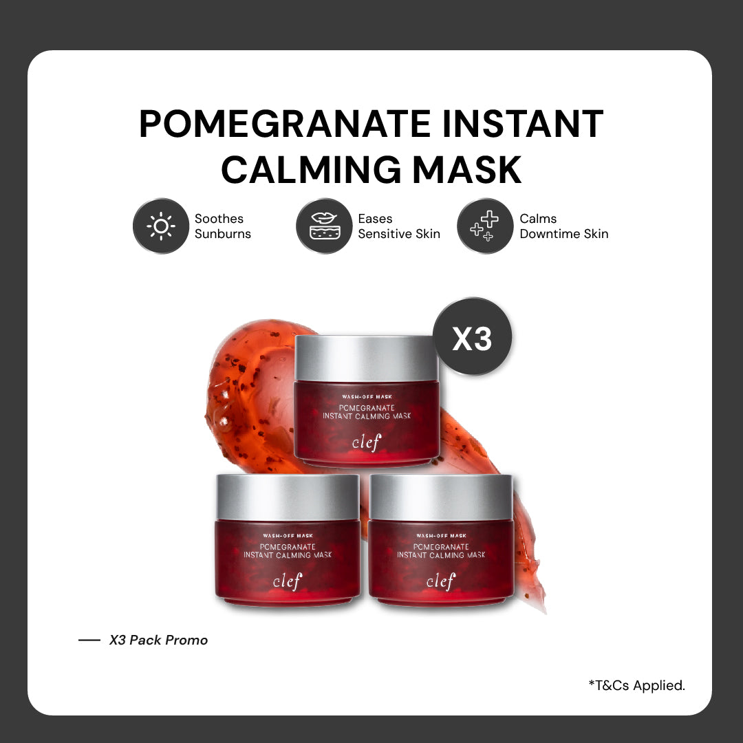 CLEF Pomegranate Instant Calming Mask