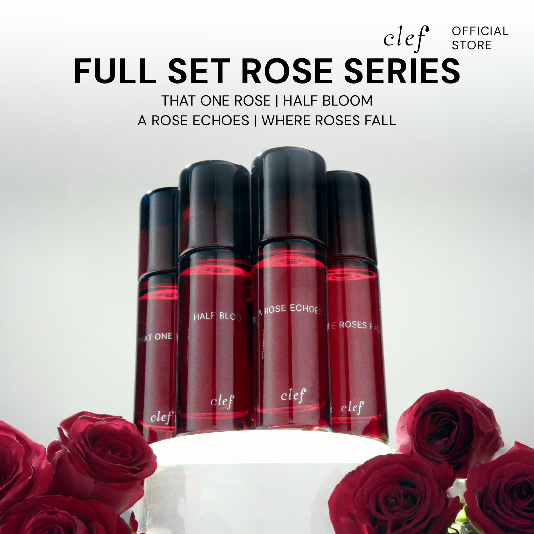 Full Set Rose Collection Perfume 10mlx4