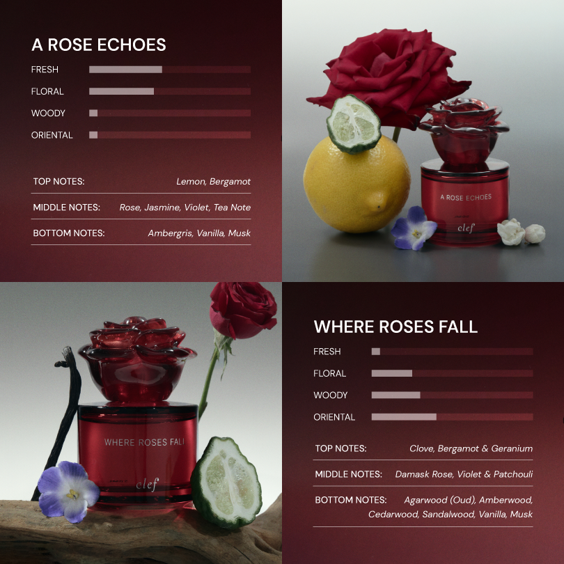 [MIX & MATCH 2x 10ml] ROSE Perfume 10ml - A Rose For Every Stage