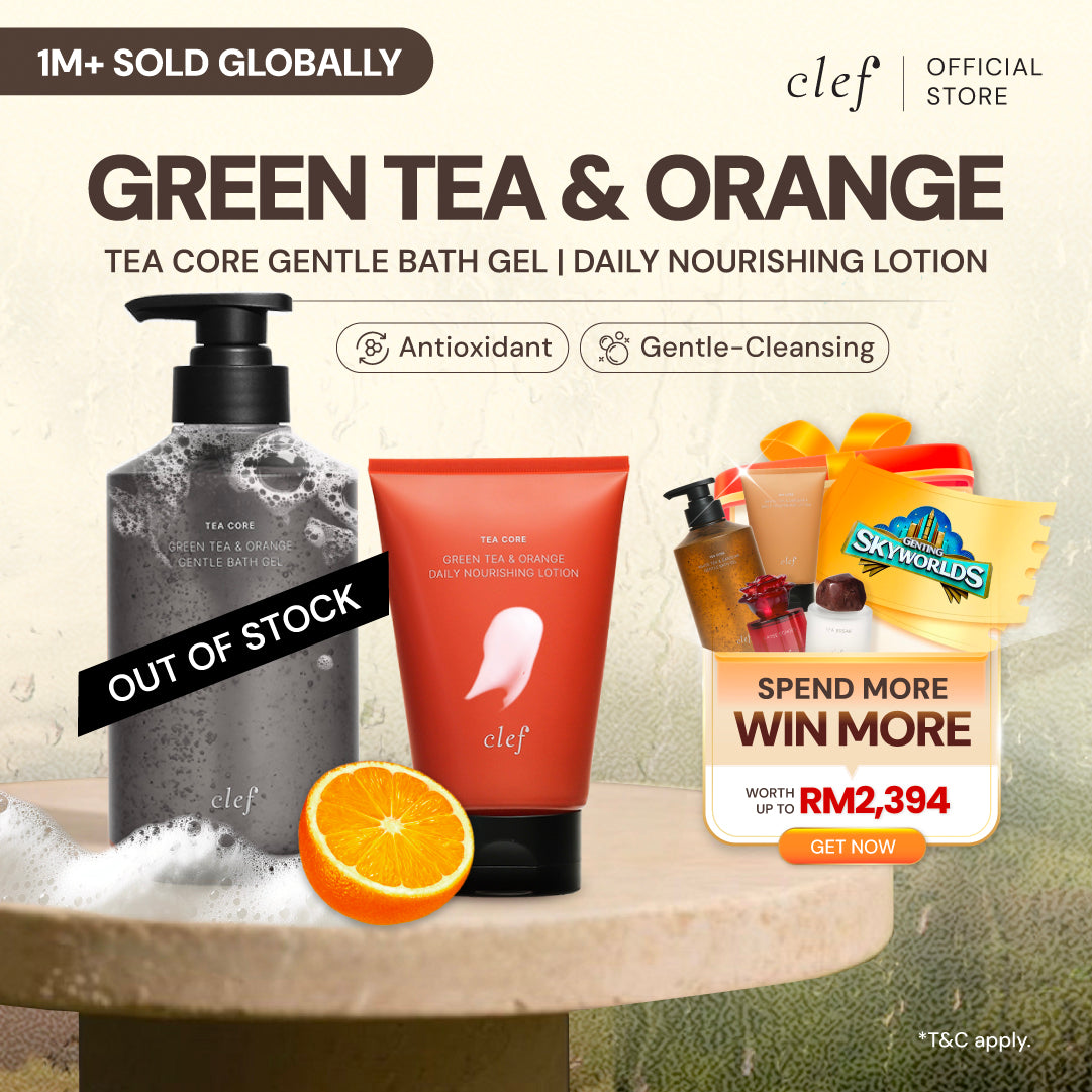 CLEF Tea Core Green Tea & Orange