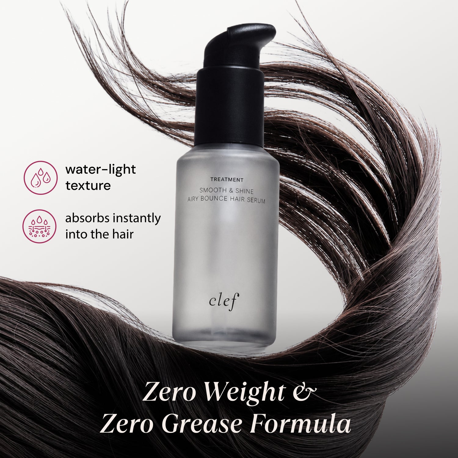 [COMING SOON] Treatment Smooth & Shine Airy Bounce Hair Serum 100ml