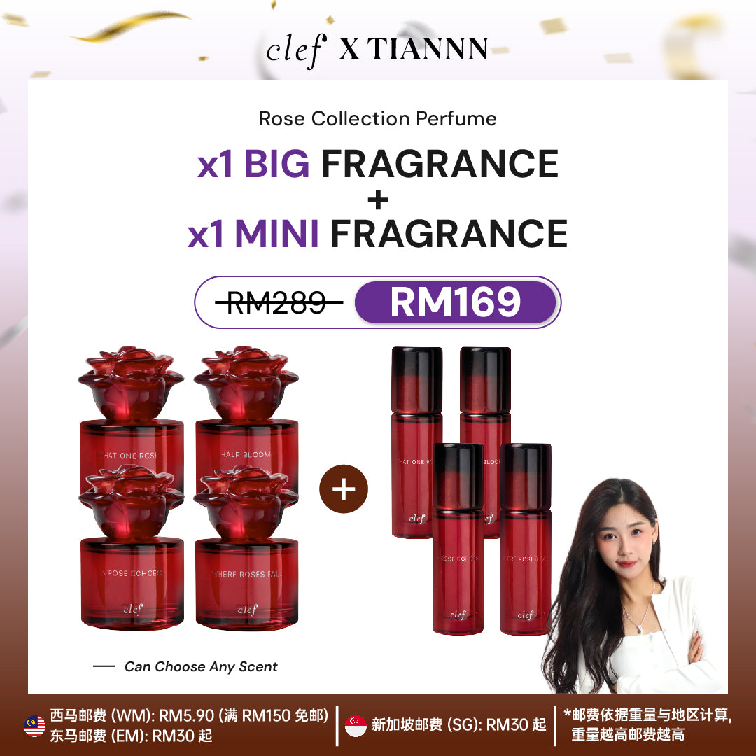 [TIANNN] ROSE Perfume 50ml + 10ml