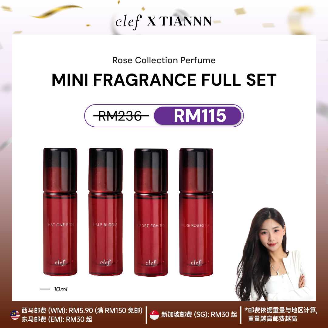 [TIANNN] FULL SET ROSE COLLECTION PERFUME 10mlx4