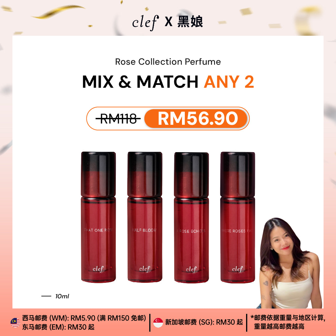 [BABYBLACKGELA] Mix & Match 2x Rose Perfume 10ml