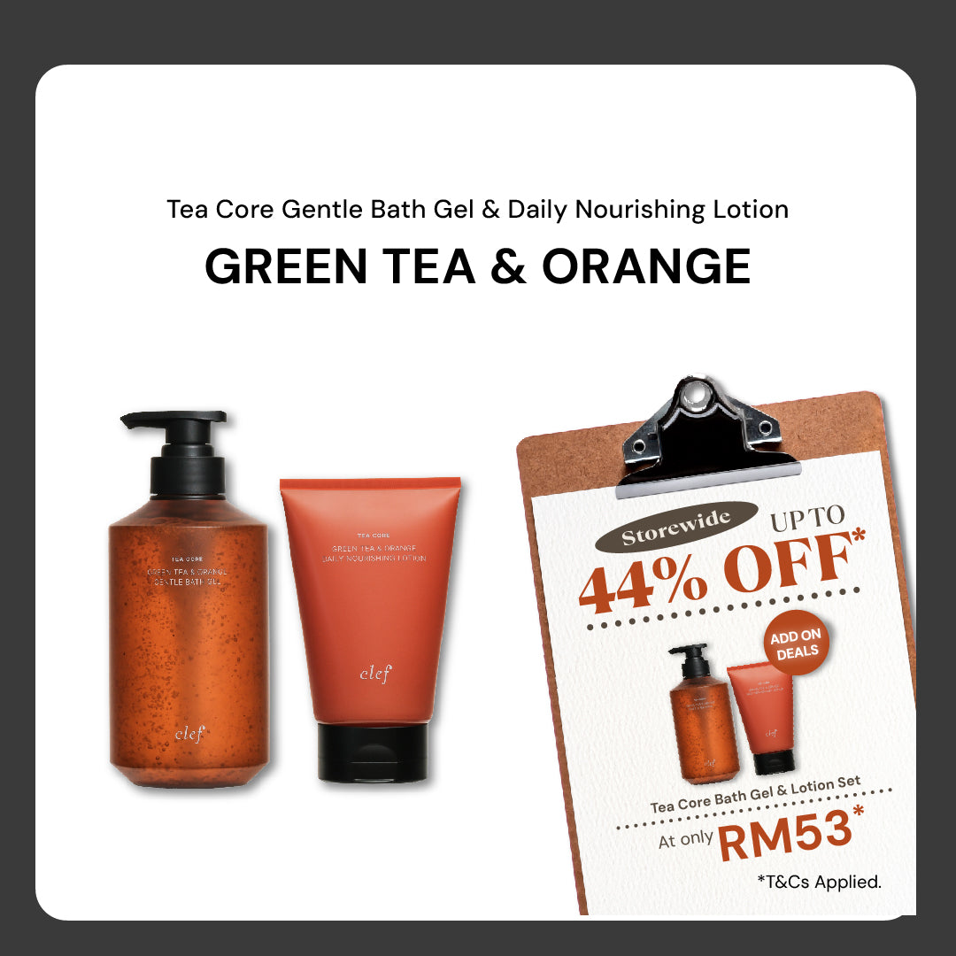 [READY STOCK] CLEF Tea Core Green Tea & Orange