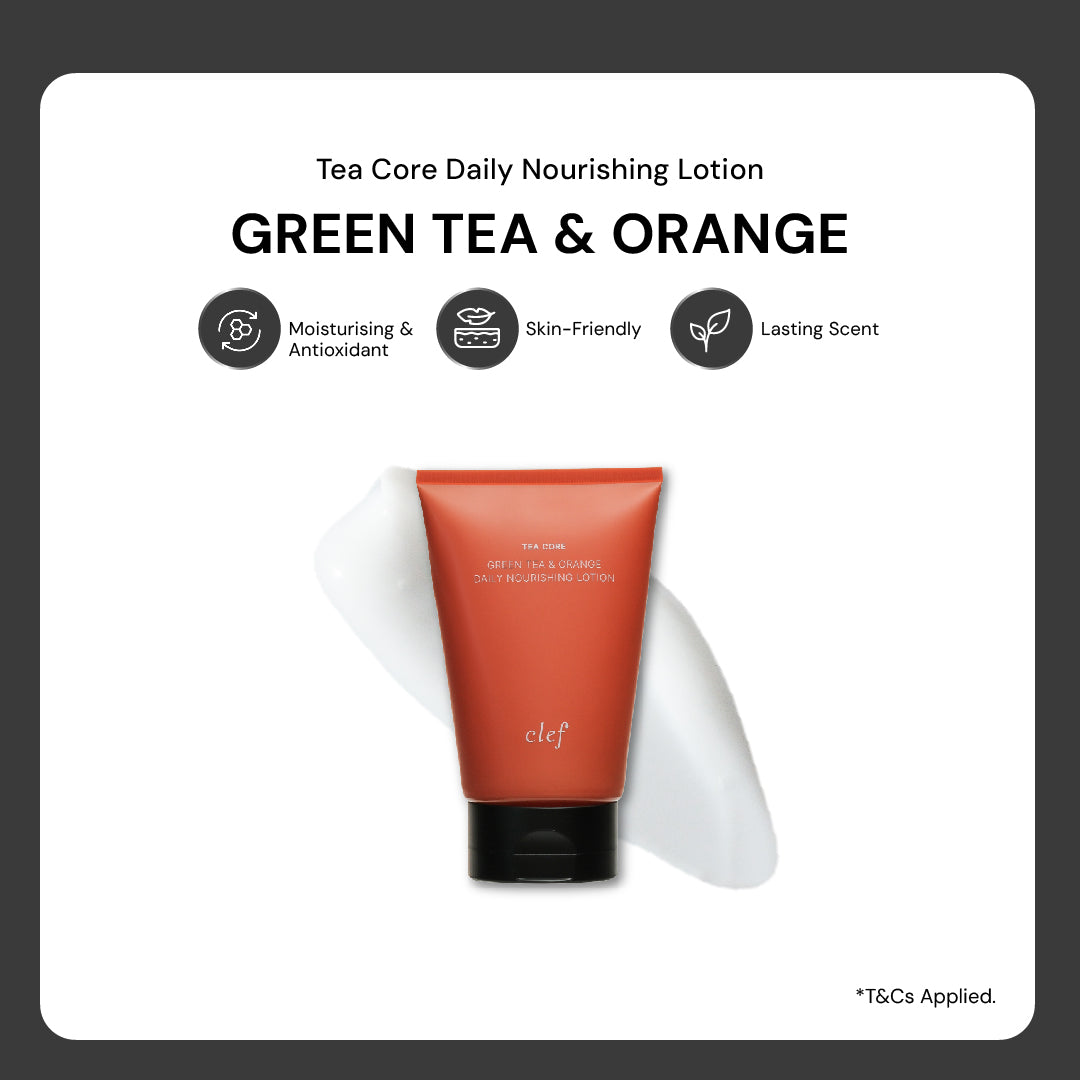 [READY STOCK] CLEF Tea Core Green Tea & Orange