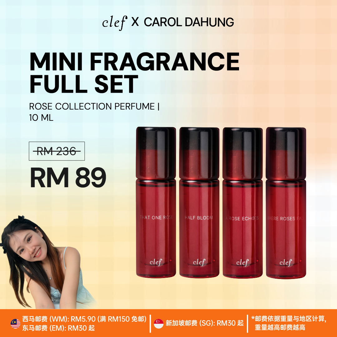 [CAROLDAHUNG] Full Set Rose Collection Perfume 10mlx4