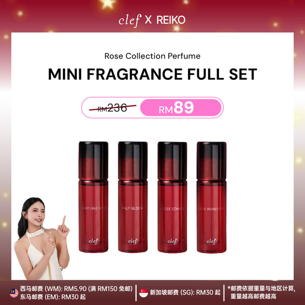 [REIKO] Full Set Rose Collection Perfume 10mlx4