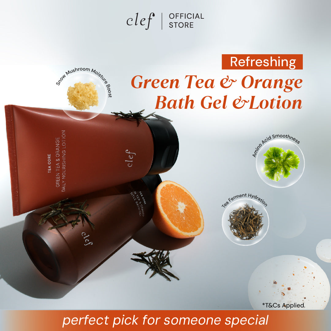CLEF Tea Core Green Tea & Orange